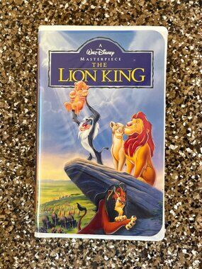 Walt Disney Lion King VHS 90s vintage retro kidcore childhood cassette tape